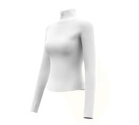 Camiseta Deportiva de Yoga Manga Larga, Ajustada y Adelgazante, Secado rápido, for Mujer para Fitness Yoga(Color 3,M)