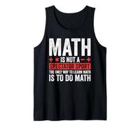 Camiseta Deportiva Math Is Not A Spectator - Divertido Regalo para Amantes de Las matemáticas Camiseta sin Mangas