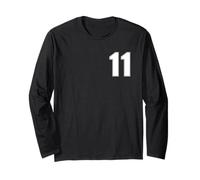 Camiseta Deportiva número 11 Once años #11 Manga Larga