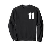 Camiseta Deportiva número 11 Once años #11 Sudadera