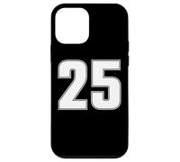 Camiseta Deportiva número 25 veinticinco años de Edad #25 Delantera y Trasera Carcasa para iPhone 12 Mini