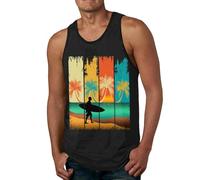 Camiseta deportiva para hombre con tirantes de running para hombre, refrescante, holgado, tirantes de playa, clásicos, blusas regulares, para top y top transpirables, sin tirantes, Blanco-3., XXXL