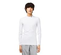 Camiseta deportiva para hombre Lacoste, blanca, manga larga, para entrenamien...