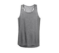 Camiseta deportiva para mujer o fitness, túnica para mujer, algodón, lino, verano, camiseta sin mangas, camisa de gran tamaño, camisas de algodón, fina, cómoda, top transpirable, sin tirantes