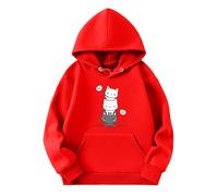 Camiseta Deportiva para niños y niñas, Sudadera con Capucha Informal para niño y niña, Sudadera con Capucha y Bolsillo, Adecuada para Adolescentes y niños Calavera Sudadera Cremallera Niña 4 Años