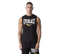 Camiseta Deportiva sin Mangas con Logo Frontal Estampado y Corte Regular - XL
