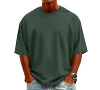 Camiseta Deportiva, Transpirables Gym Personalizada Trekking Tallas Grandes Poliester Deportivos Antisudor Cuello Redondo Fashion Talla Grande Tenis Slim Fit Tshirt Homem,M