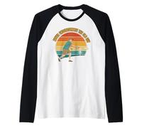 Camiseta Deportiva Vintage Never Underestimate The Old Guy Fun Camiseta Manga Raglan