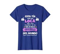 Camiseta Despedida Compañera Trabajo Buena Suerte Camiseta, Mujer, Azul Real, 3XL