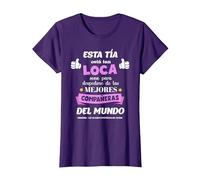 Camiseta Despedida Compañera Trabajo Buena Suerte Camiseta, Mujer, Morado, L