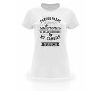 Camiseta Despedida De Soltera para Mujer | Manga Corta | Especial Grupos |100% Algodón (De Solterona A Señorona)
