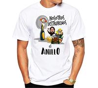 Camiseta Despedida de Soltero. Nosotros destruiremos el Anillo. Camiseta a Juego con la de Novio Yo llevaré el Anillo Camiseta para Grupos de Despedida de Soltero. (4XL)