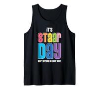 Camiseta Día STAAR No Te Estreses Da Lo Mejor Profesor Camiseta sin Mangas