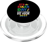 Camiseta Día STAAR No Te Estreses Da Lo Mejor Profesor PopSockets PopGrip para MagSafe