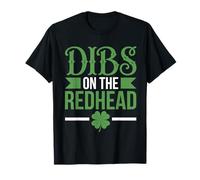 Camiseta Dibs on The Redhead para Hombre Lucky St Patrick's Day Camiseta