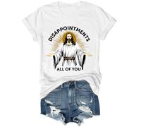 Camiseta Disappointments All of You, camiseta Disappointments All of You Jesus, camiseta Disappointments All of You, unisex, blanco, XXL