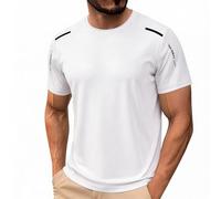 Camiseta Disimular Barriga Hombre, Transpirables Poliester Slim Fit Antisudor Surf Transpirable Personalizada Tenis Casual Elegante Deportes Fashion Tallas Grandes T Shirt Homem,S