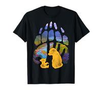 Camiseta Disney Brother Bear Kenai Koda Paw Silhouette Camiseta