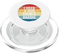 Camiseta Divertida Baddie Girl Girl Friend Boy PopSockets PopGrip para MagSafe