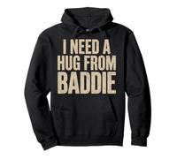 Camiseta Divertida Baddie Girl Girl Friend Boy Sudadera con Capucha