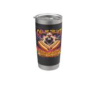 Camiseta Divertida Bootleg Grilling Hotdog Dog Meme Vaso térmico de acero inoxidable de doble pared