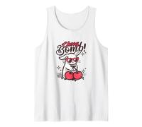 Camiseta divertida Cherry Bomb para amantes de los conejos Camiseta sin Mangas