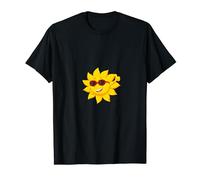 Camiseta divertida con diseño de emoticono de sol sonrisa feliz Camiseta