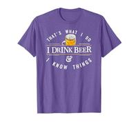 Camiseta divertida con el logotipo de I Drink and I Know Things IPA or Craft Beer Camiseta