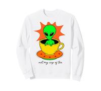 Camiseta Divertida con Estampado de alienígenas de Not My Cup of Tea Sudadera