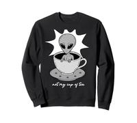 Camiseta Divertida con Estampado de alienígenas de Not My Cup of Tea Sudadera