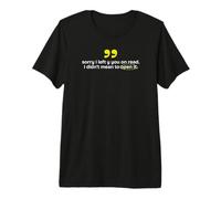 Camiseta Divertida con Humor sarcástico para Enviar Mensajes de Texto con Texto «Left You on Read» Camiseta Premium
