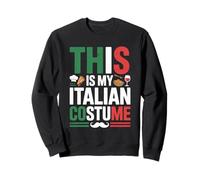 Camiseta Divertida con la Bandera de Italia This Is My Italian Costume Sudadera