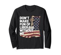 Camiseta Divertida con Texto En Inglés Don't Make Your Mind Manga Larga