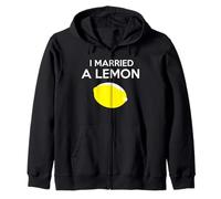 Camiseta Divertida con Texto en inglés «I Married A Lemon» Sudadera con Capucha