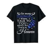 Camiseta divertida con texto en inglés "So Many Things I Wanna Talk To You" Camiseta