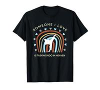 Camiseta divertida con texto en inglés "someone i love is taekwondo in heaven" Camiseta