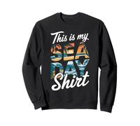 Camiseta Divertida con Texto en inglés This Is My Sea Day Sudadera