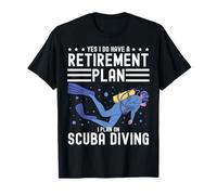 Camiseta Divertida de Buceo con Texto en inglés Yes I Do Have A Retirement Plan Camiseta
