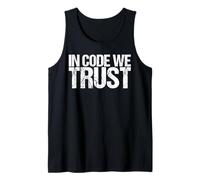 Camiseta Divertida de Hacker ético de In Code We Trust Camiseta sin Mangas