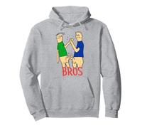 Camiseta Divertida de la Amistad de Bros Before Hoes Sudadera con Capucha