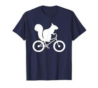 Camiseta divertida de la bici de la ardilla de montar a caballo de la ardilla Camiseta