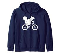 Camiseta Divertida de la Bici de la Ardilla de Montar a Caballo de la Ardilla Sudadera con Capucha