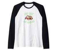 Camiseta Divertida de Perezoso con Texto en inglés Not Fast Not Furious Lazy Humor Camiseta Manga Raglan