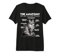 Camiseta Divertida del Coon de Maine | Anatomía del Maine Camiseta Premium