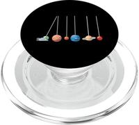 Camiseta Divertida Física Astronomía Planetas Péndulo Newton PopSockets PopGrip para MagSafe