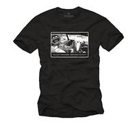 Camiseta Divertida Hombre - Diseño Fear and Loathing in Las Vegas - Negras S