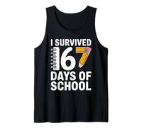 Camiseta Divertida I Survived 67 Days of School Students Teachers 67 Camiseta sin Mangas