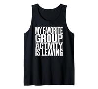 Camiseta Divertida Introvertida Ansiedad Social Introvertida Camiseta sin Mangas