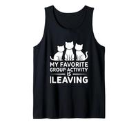 Camiseta Divertida Introvertida Ansiedad Social Introvertida Camiseta sin Mangas