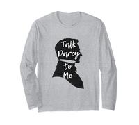 Camiseta Divertida Jane Austen para Regalo literario Talk Darcy to Me tee Manga Larga